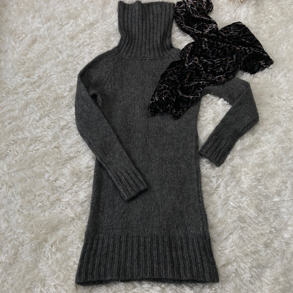 🆕 🐘 ZARA ANGORA BLEND LONG KNIT NWOT
